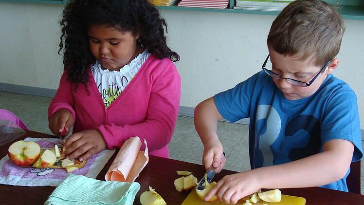 Jedes Projekt in der Teuschnitzer Grundschule ist auf das Gesamtkonzept abgestimmt. Fotos: Adam /privat