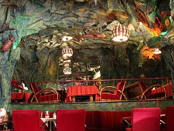 Die Inneneinrichtung in der "Blauen Grotte"  Foto: Sebastian Schanz