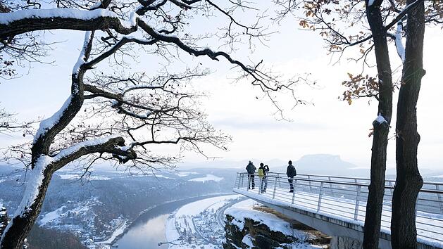 Winter in Sachsen