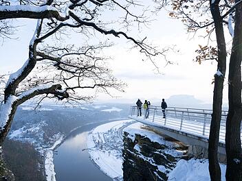Winter in Sachsen