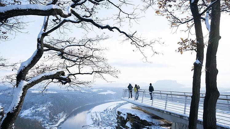 Winter in Sachsen