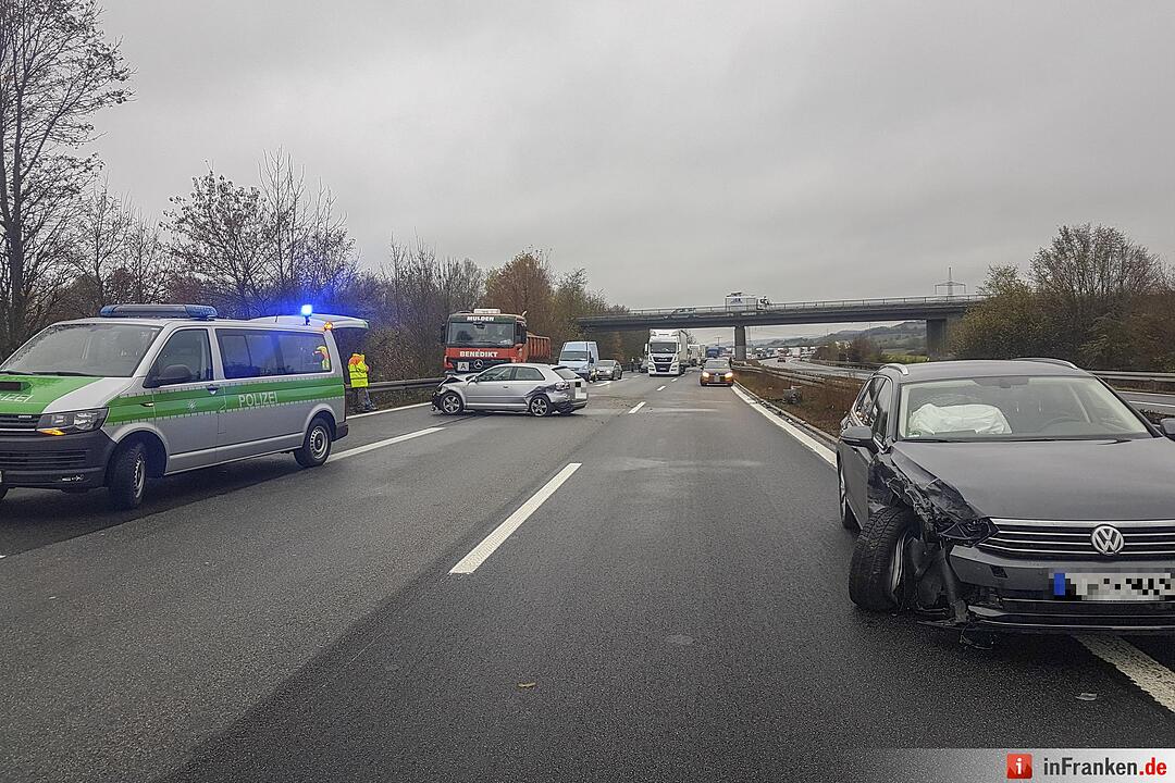 A70 bei Viereth-Trunstadt: Kollision beim Überholen