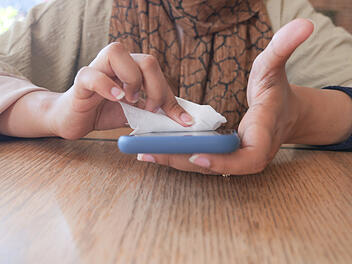 Handy, Smartphone, Reinigung, Reinigen
