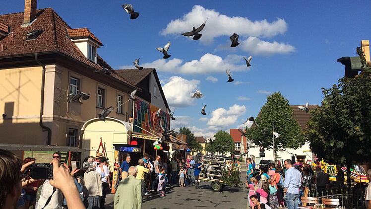 Am schönsten ist die Kirchweih bei strahlendem Sonnenschein.