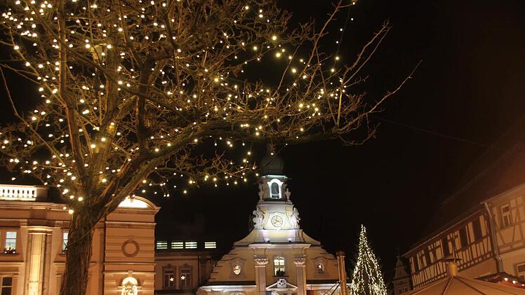 Weihnachtlicher Lichterglanz in Kulmbach Foto: Jürgen Gärtner