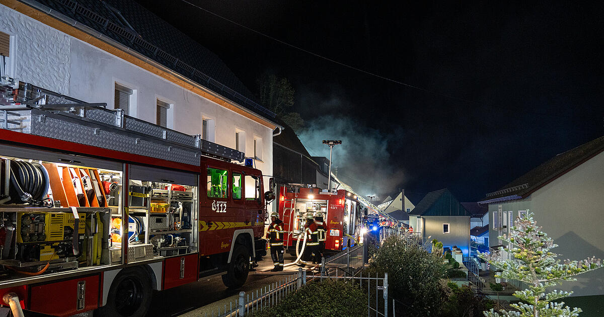 Egloffstein: Fire tragedy narrowly averted in densely built-up area - ...