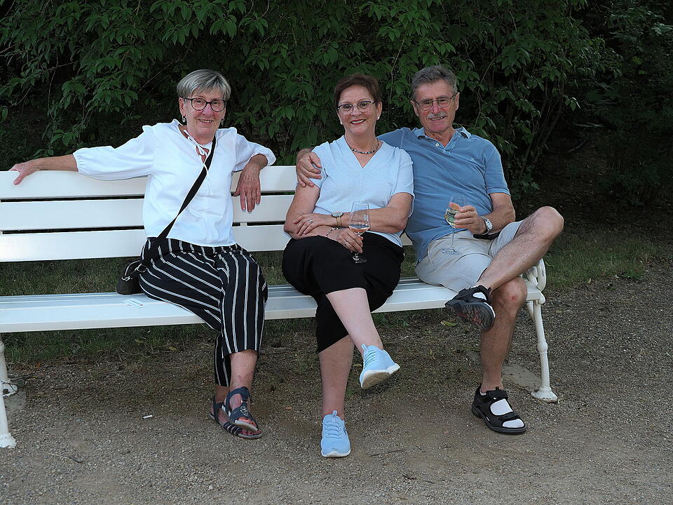 Das Fest fand im Schlosspark statt.
