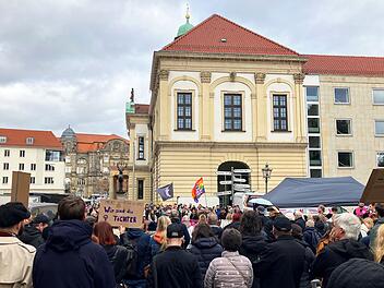 Demonstration nach &laquo;Stadtbild&raquo;-Aussagen - Magdeburg