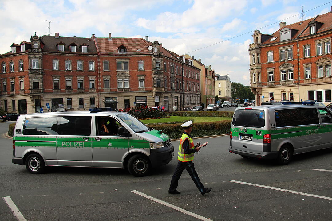 Antifa-Demo gegen Joachim Herrmann in Erlangen