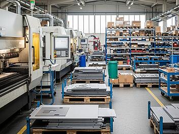 Metall, Aluminium, Blech, Produktion, Fertigung, Herstellung, Fabrik, Industrie