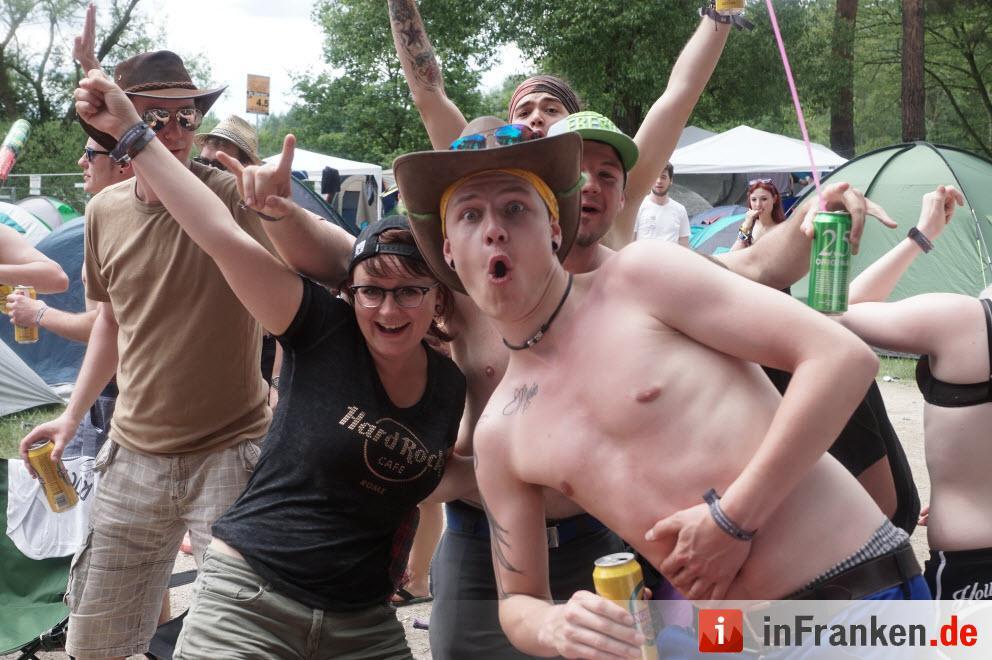 Rock im Park 2016 - Zeltplatz am Samstag