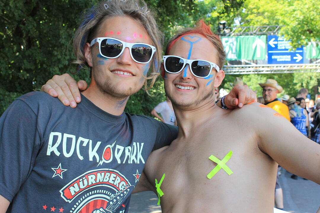 Die krassesten Outfits bei Rock im Park 2017