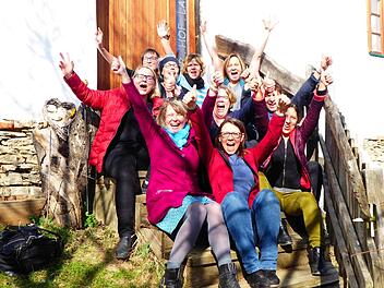 Rampenfieber ist eine reine Frauentheatergruppe. Foto: p