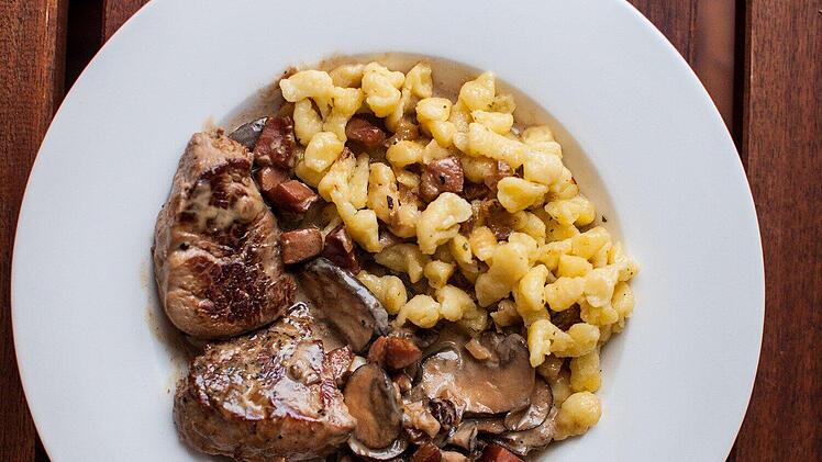 Lendchen mit Sp&auml;tzle