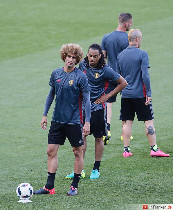 EURO 2016 - Marouane Fellaini und Jason Denayer