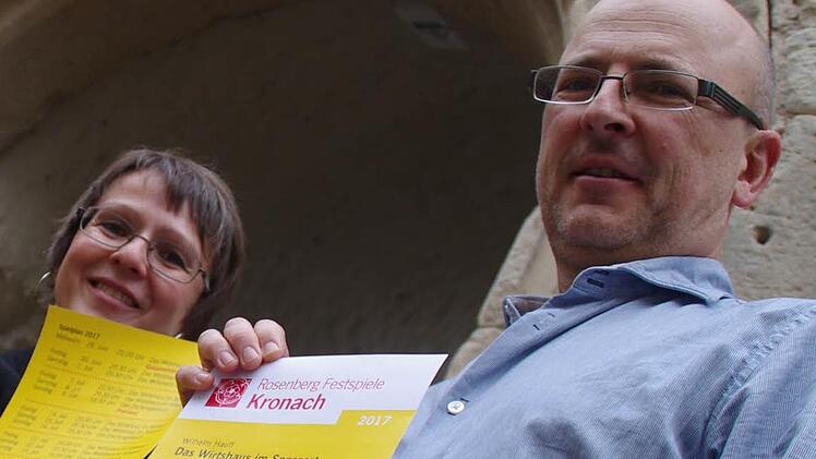 Stefan Haufe stellte vor Kurzem gemeinsam mit Kerstin Löw das Programm der Rosenberg-Festspiele vor. Im Januar arbeitete er in Bautzen. Foto: Archiv/Marco Meißner