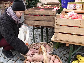 Das Angebot an Obst und Gemüse war vielfältig.Gerda Völk