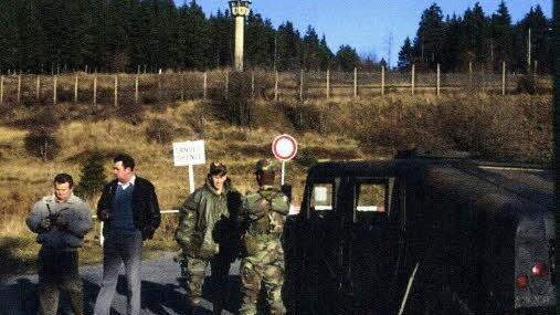 Auch die Amerikaner waren an der Grenze bei Tettau. Damals gab es noch kein Durchkommen. (Foto: Friedwald Schedel)