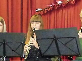 Das Klarinettentrio des Musikvereins Foto: Klaus-Peter Wulf