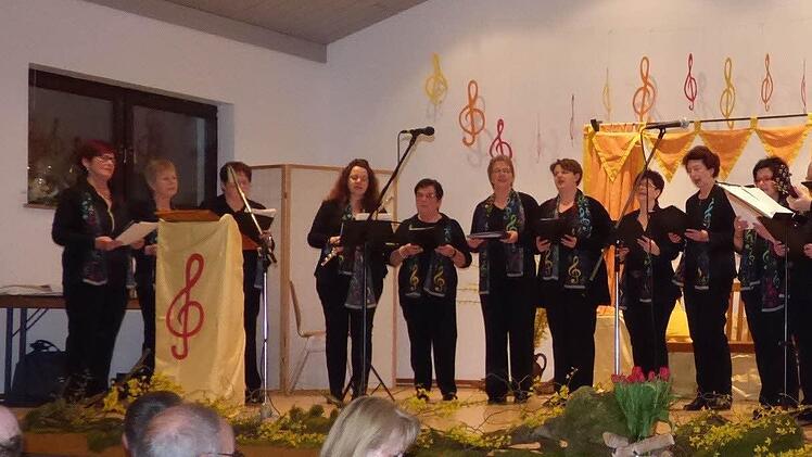 Der Singkreis Schönderling gestaltete zu seinem 30. Geburtstag einen bunten und kreativen Abend. Foto: Beatrix Lieb