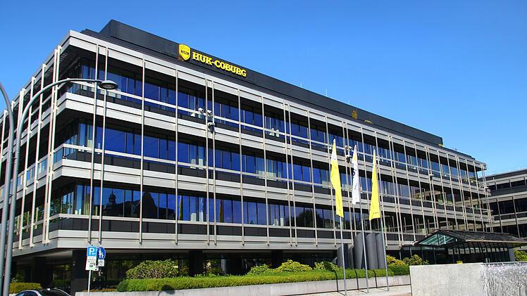 Coburg, Germany - September 15, 2024: Central office of HUK-Coburg, a mutual insurance association, founded in 1933 in Coburg. The company is the largest self-help institution for the public sector.