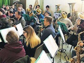 Der Musikverein Marktleugast probt für das Josefskonzert. Foto: privat
