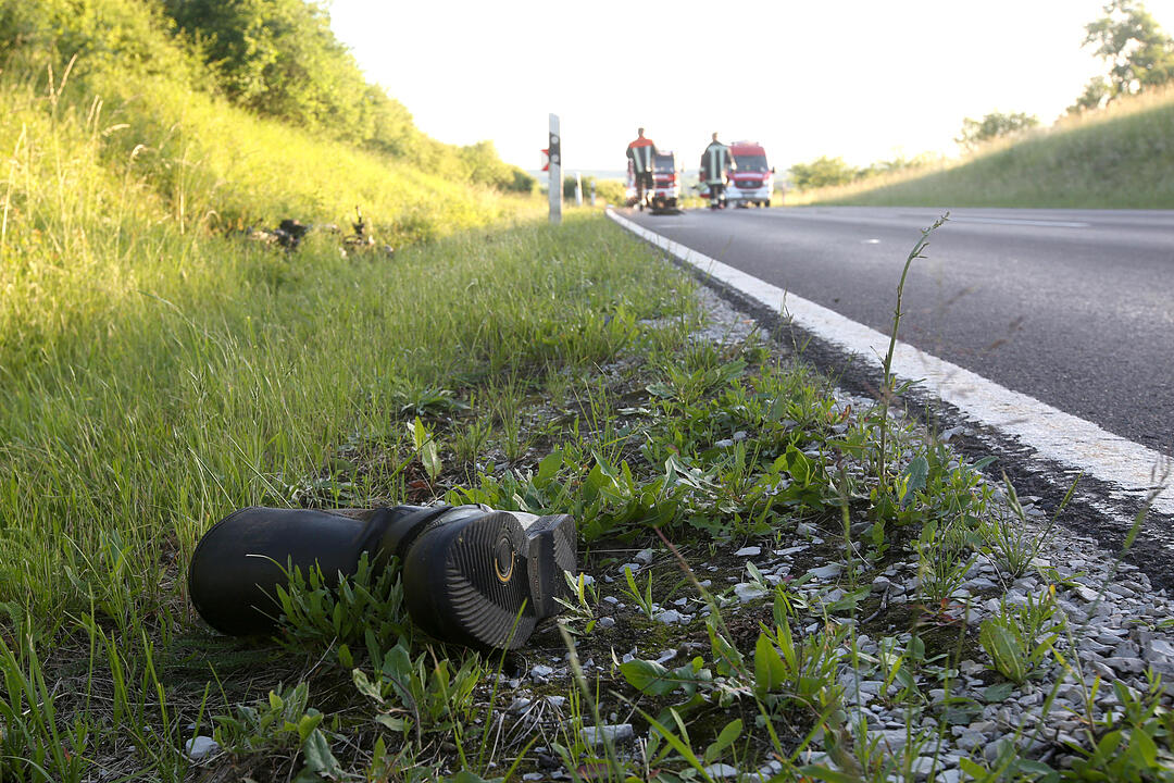 Kreis Bamberg: Biker nach Unfall in Lebensgefahr