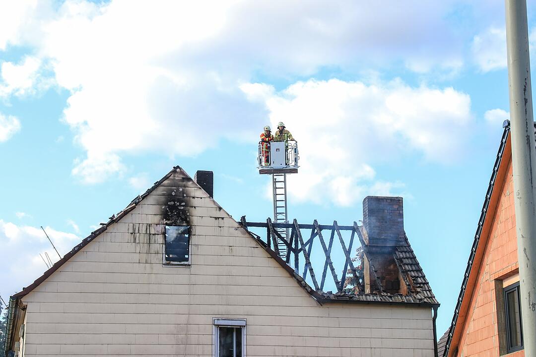 Großbrand in Lichtenfels