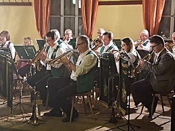 Die Blaskapelle Gereuth zeigte nach der Pause, was sie an Liedern zu ihrem Frühjahrskonzert mitgebracht hatte.Ute Klee