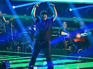 Gänsehaut: Patrick Bulluck bei der TV-Show "The Voice of Germany". Wie weit wird der Bamberger kommen?  Foto: SAT.1/ProSieben/Andre Kowalski