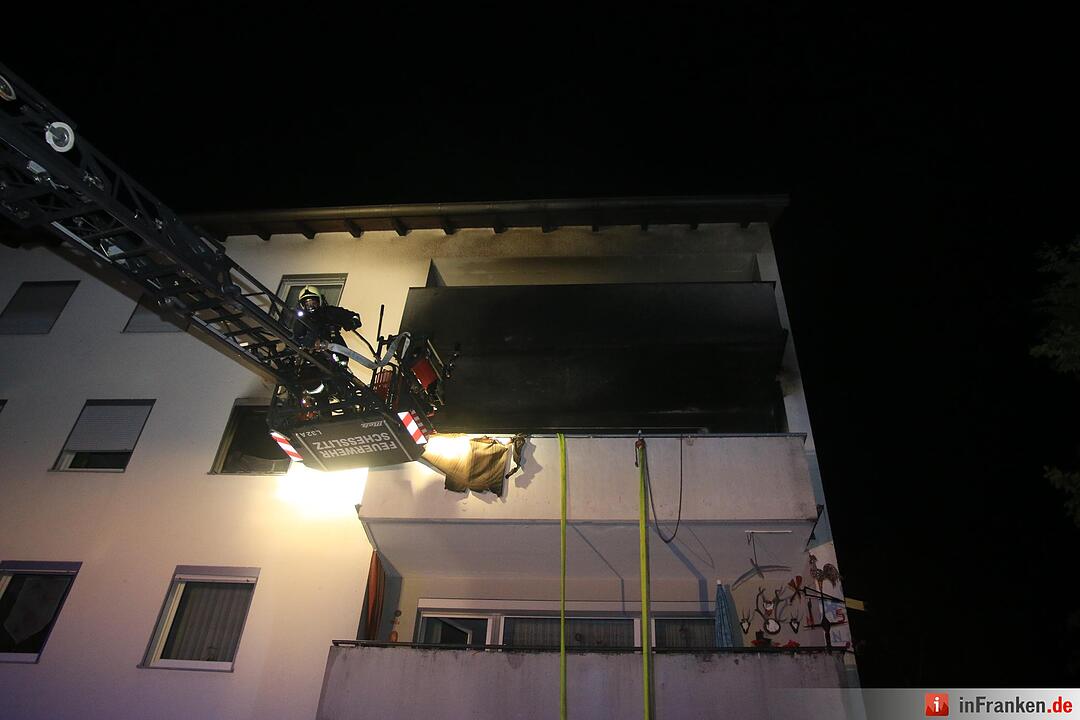 Brand in Mehrfamilienhaus in Memmelsdorf