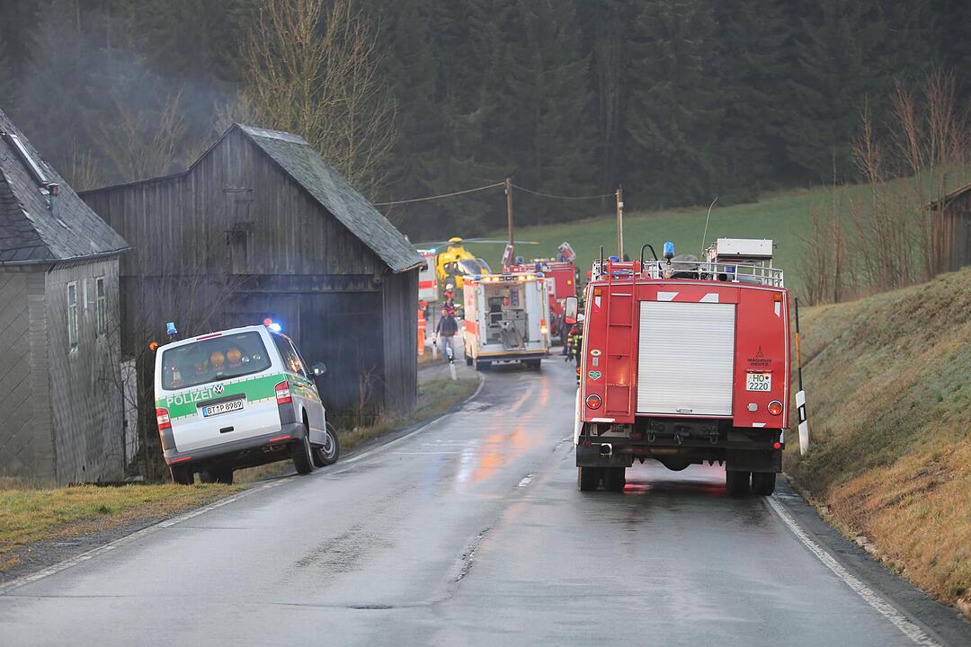 Mehrere Verletzte nach Glatteisunfall