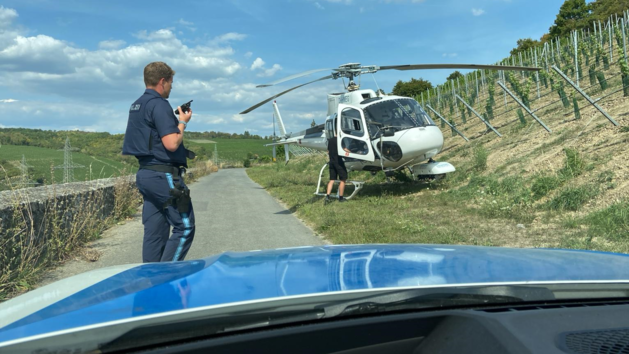 Notlandung eines Helikopters in W&uuml;rzburg