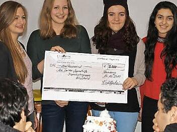 Spendenübergabe in der Wohngruppe Foto: privat