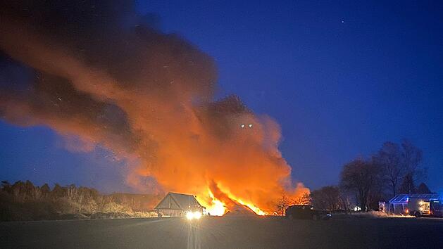 Brandursache nach Feuer auf Weidenberger Reiterhof gekl&auml;rt. Foto: NEWS5/Holzheimer