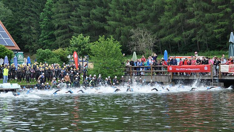Start zum Kapuziner-Alkoholfrei-Triathlon 2014.