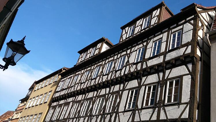 Das wohl bekannteste Fachwerkgebäude ist das Münzmeisterhaus in der Ketschengasse. Foto: Simone Bastian