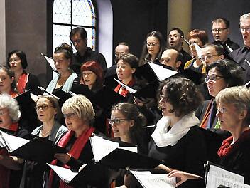 Beim Konzert der "Meißner Kantorei 1961" in der Erlöserkirche kam man als Zuhörer nicht aus dem Staunen heraus. Man war fasziniert, zu welchen brillanten gesanglichen Leistungen die 45 Männer und Frauen fähig waren.  Foto: Peter Klopf