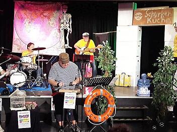 Die "Rhythmusmetzger" spielen auf.  Foto: PR