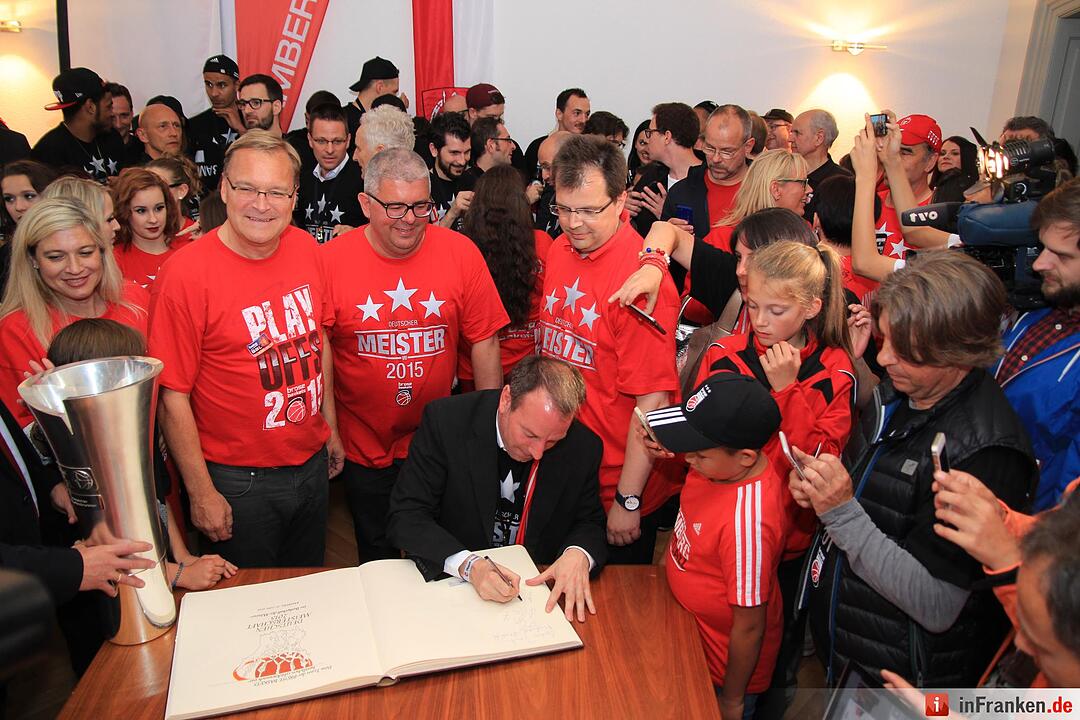 Meister-Party am Maxplatz