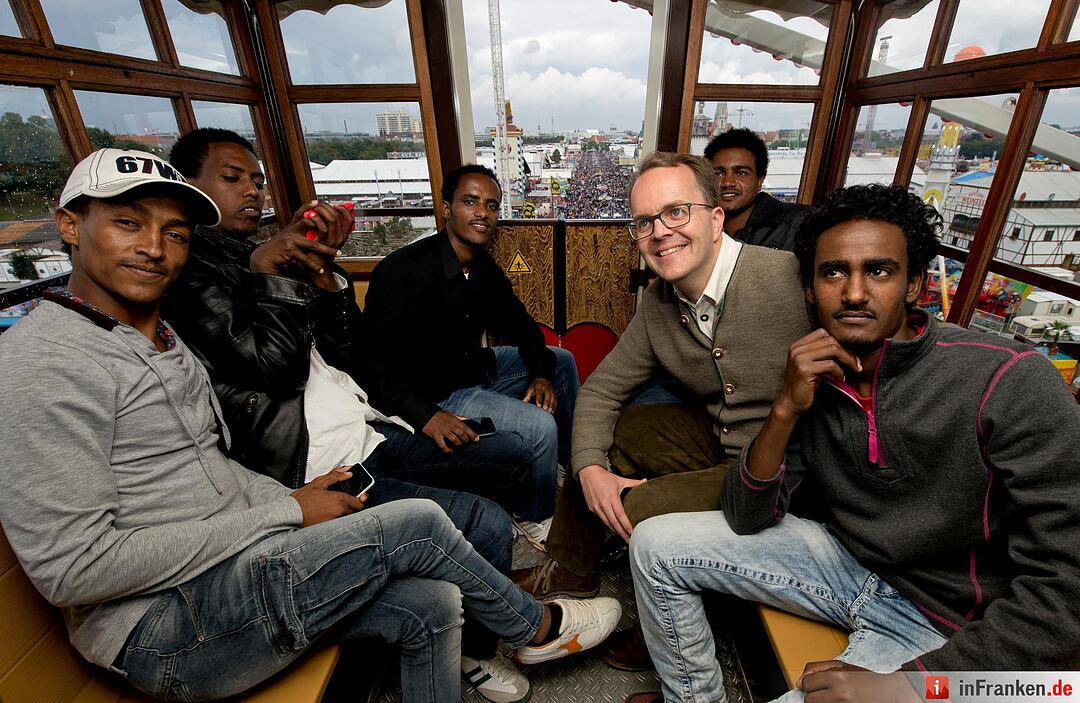 Oktoberfest 2015 - Flüchtlinge