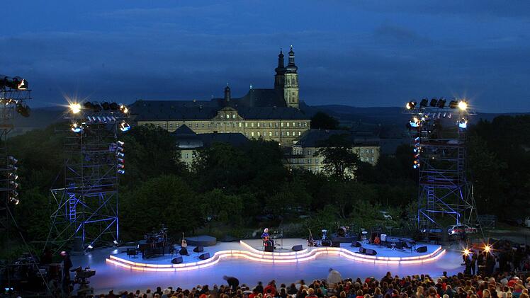 Das ehemalige Benediktinerkloster Banz in Bad Staffelstein bietet alle Jahre wieder die stimmungsvolle Kulisse f&uuml;r die "Songs an einem Sommerabend" respektive "Lieder auf Banz".