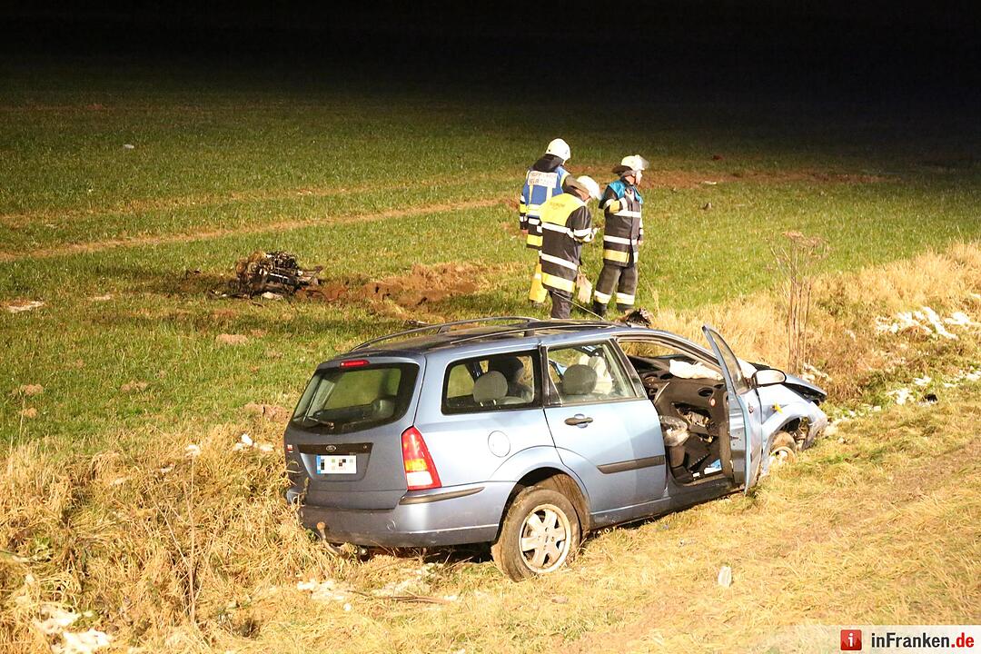 Autofahrer bei Köditz schwers verletzt