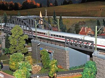 Modellbahnen stehen Ende November im Zentrum eines Flohmarktes in Tettau. Foto: Manfred Suffa