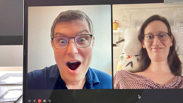 Der Moment der Verkündung.