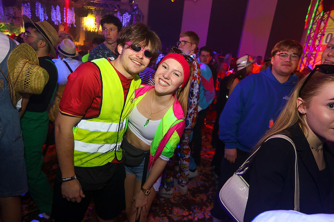 Beste Partystimmung in der Stadthalle
