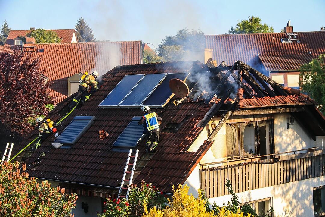 Brand in Bamberg am Pfingstmontag