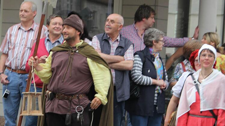 Historischer Festzug durch Kronach. Foto: Dominic Meißner