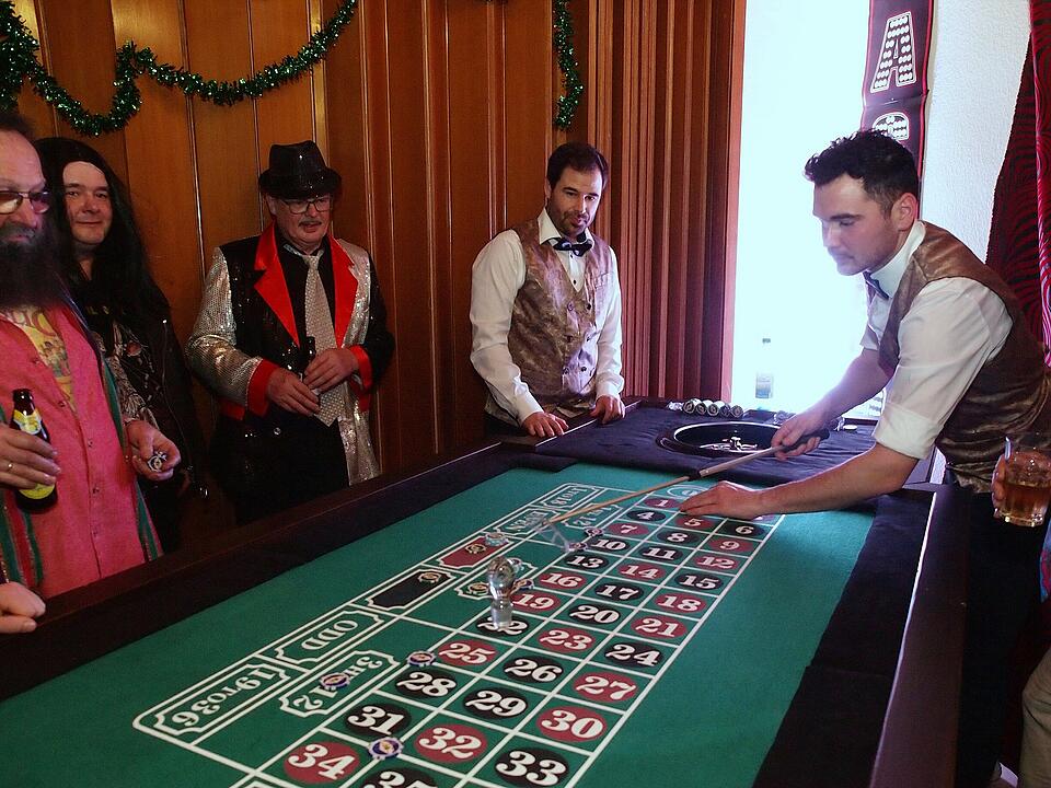 Casino Feeling im Sportheim