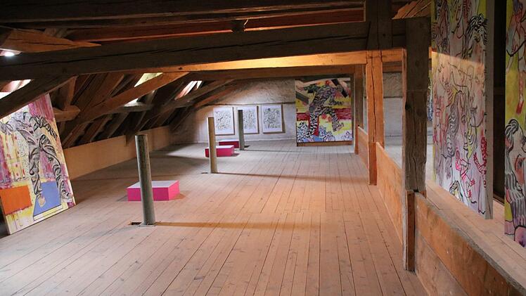 Kunst in der Klostermühle. Foto: Heike Beudert